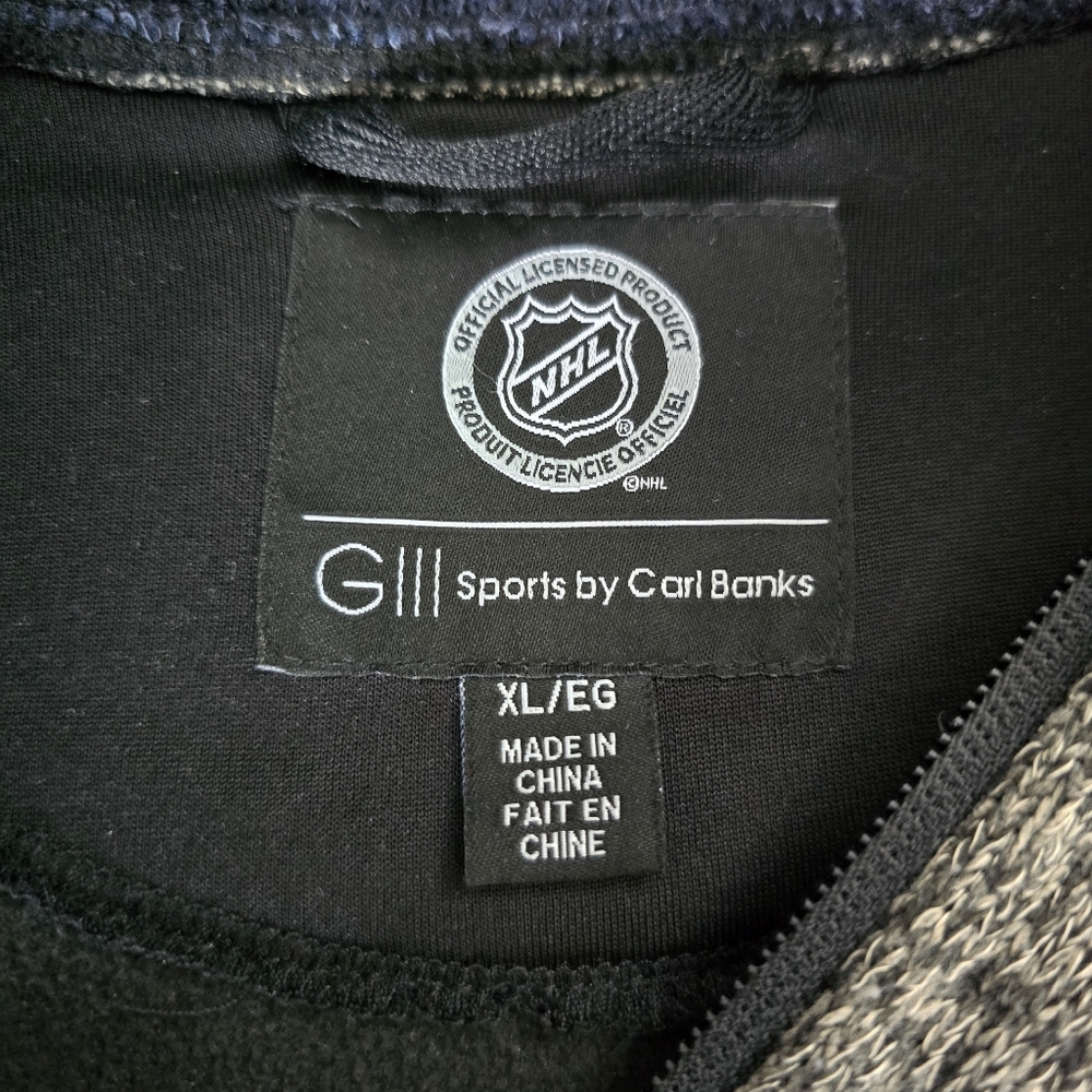 Edmonton Oilers G-III Sports Carl Banks Switchback Raglan Full Zip Jacket XL - Picture 6 of 9
